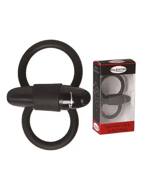 Squeeze Cock & Ball Ring (mit Vibration)