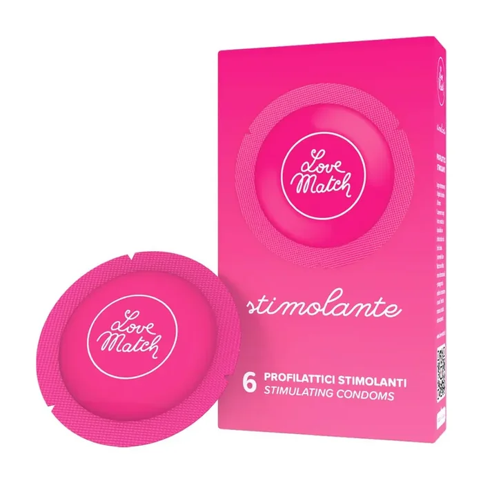 Stimolante – Ribs and Dots Condoms – 6 Pieces