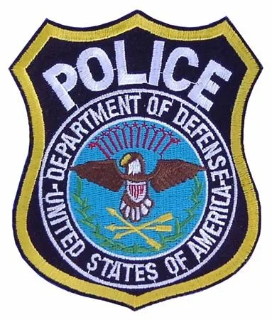 Stoffabzeichen ‚U.S. Polizei des Verteidigungsministeriums‘