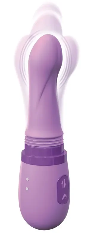 Stoß- und- Rotations- Vibrator lila