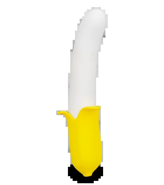 Stoßvibrator aus Silikon Banana