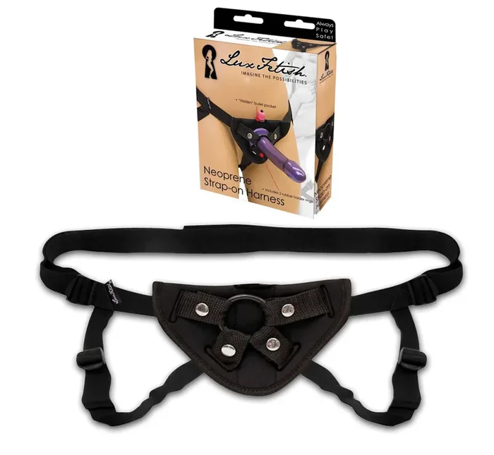 Strap-On-Harness in Schwarz