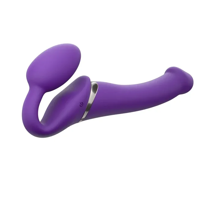 Strap On Me – Halterloser Strap-on Dildo – Größe M – Lila