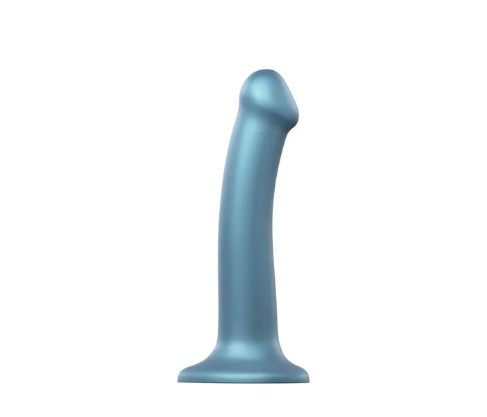 Strap On Me – Silikondildo – Blau – Größe M