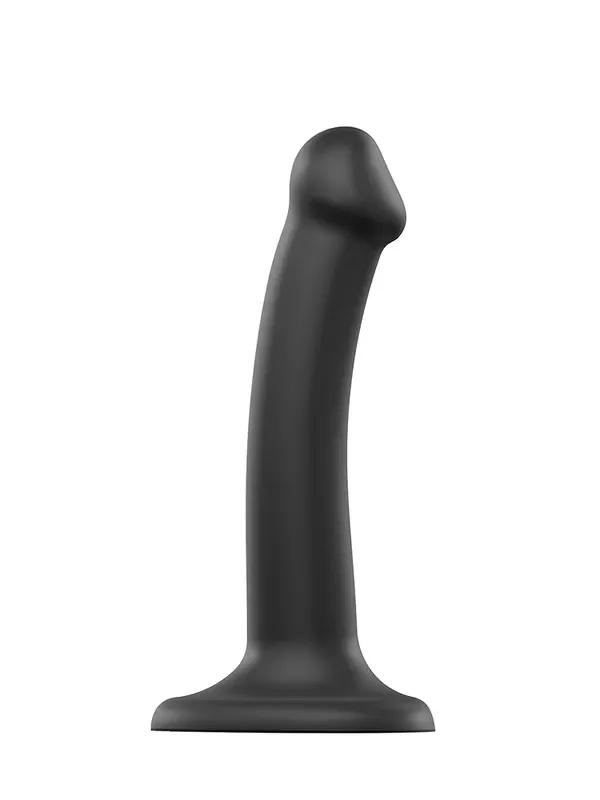 Strap-On-Me Dual Density Strap-On-Dildo, schwarz