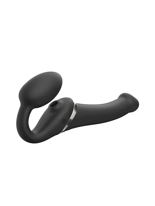 Strap-On-Me Multi Orgasm Strapless Vibrator, schwarz
