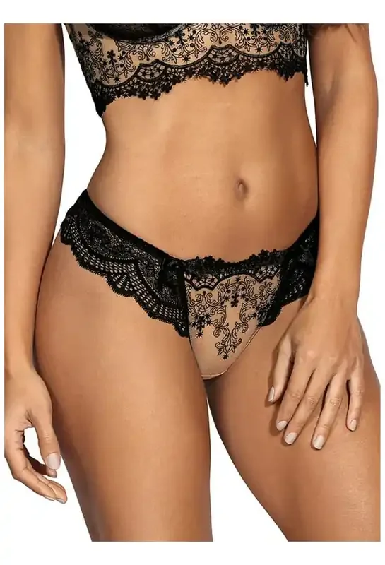 String schwarz-beige
