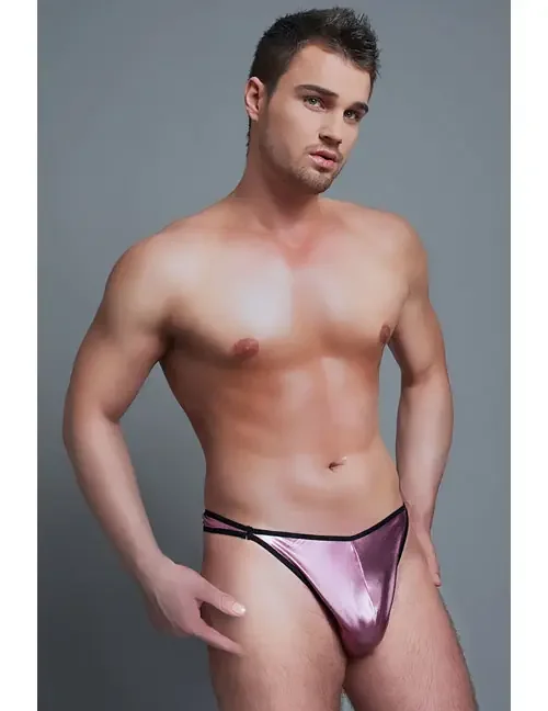 String Tanga MC/9027 Speed aus Wetlook Material pink