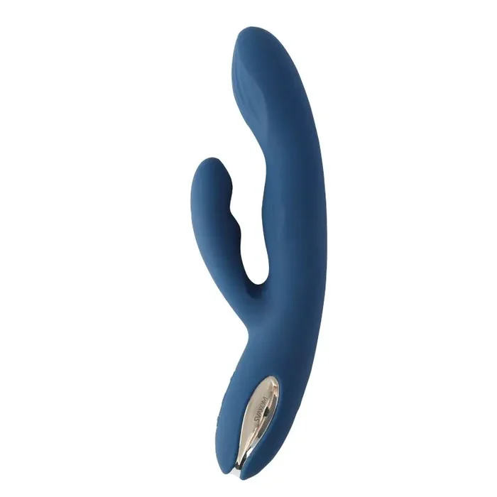 Svakom – Aylin Leistungsstarke pulsierende Dual-Head-Vibrator – Dunkelblau