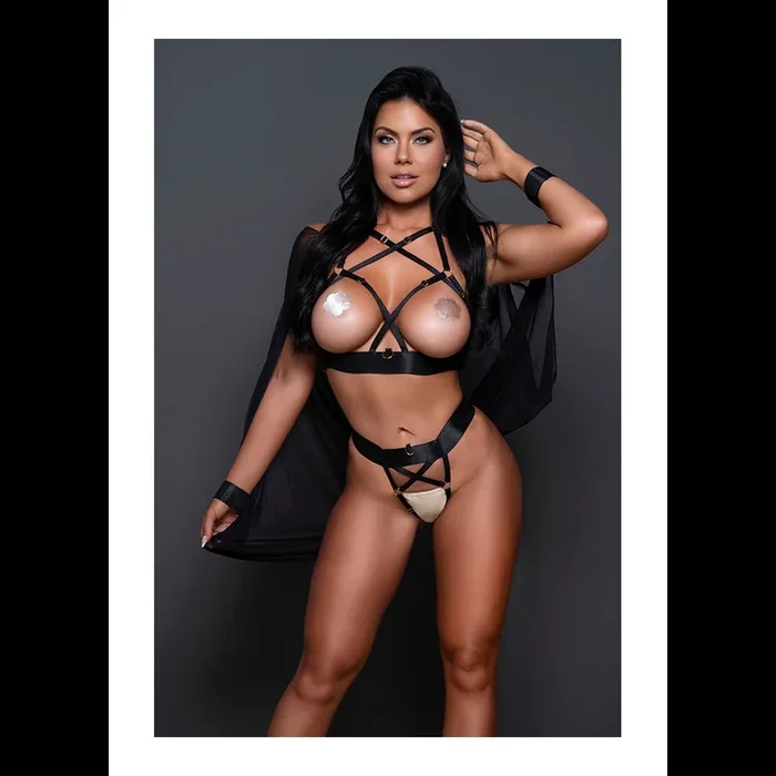 Sweet Little Lies – Harness Set – Black