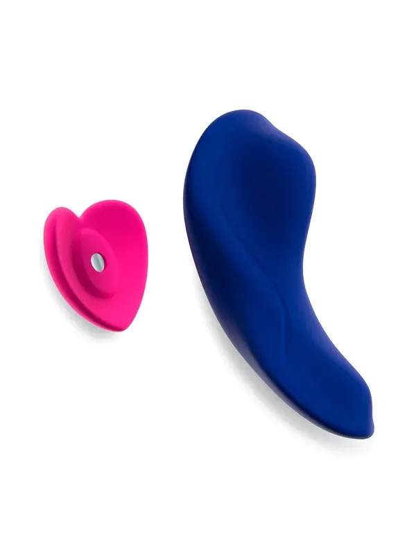 Sweet Smile RC Panty Vibrator Heart Aufliegevibrator, blau