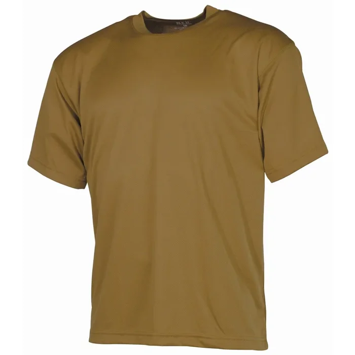 T-Shirt ‚Tactical‘ halbarm coyote tan