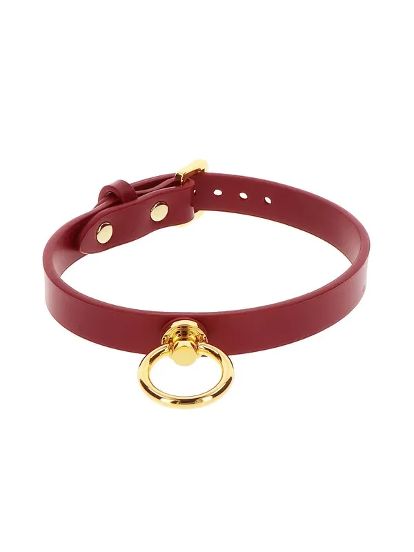 TABOOM Bondage O-Ring Collar Halsband, rot