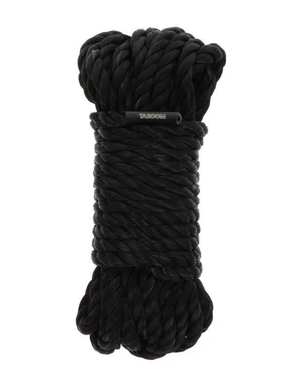 TABOOM Bondage Rope 7 mm: Bondageseil 10m, schwarz