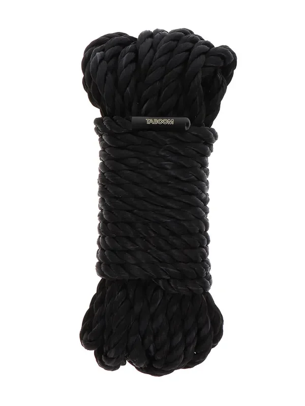 TABOOM Bondage Rope 7 mm Bondageseil 10m, schwarz