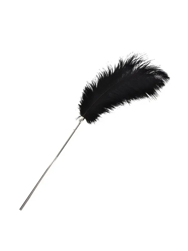 TABOOM Feather Tickler Federstab, silber/schwarz
