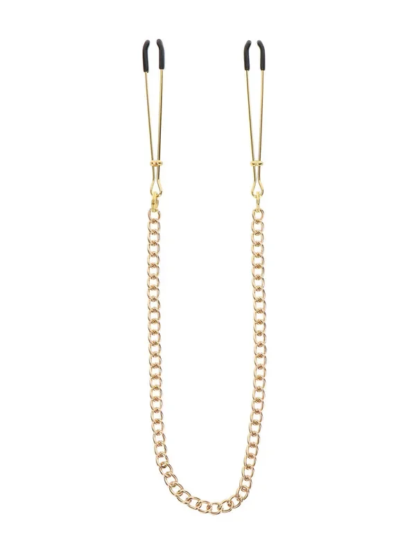 TABOOM Tweezers With Chain Nippelklemmen, gold