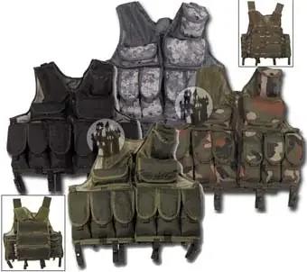 Tactical Weste – größenverstellbar – mit Netzeinsatz