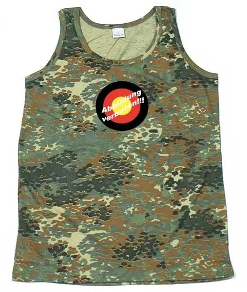Tank-Top US-Style mit Adlerabzeichen – 5-Farben-Flecktarn