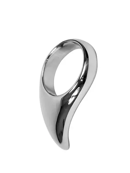 Teardrop Edelstahl-Penisring