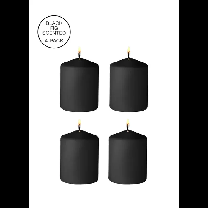 Tease Candles – Disobedient – 4 Pieces – Black