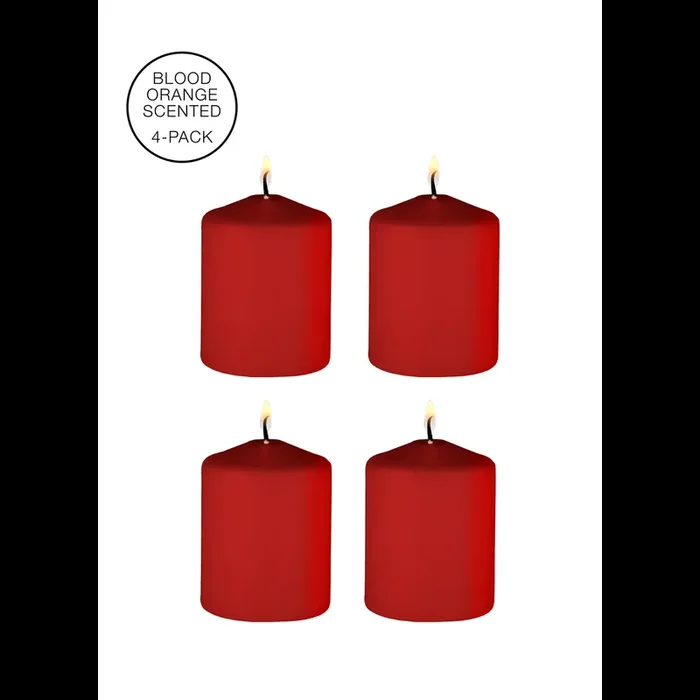 Tease Candles – Sinful – 4 Pieces – Red