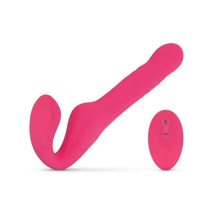 Teazers Strapless Strap-on-Vibrator – Rosa