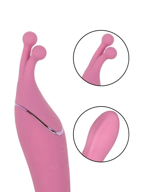 Tempt And Tease Kiss Vibrator und Hotspot Massager, pink