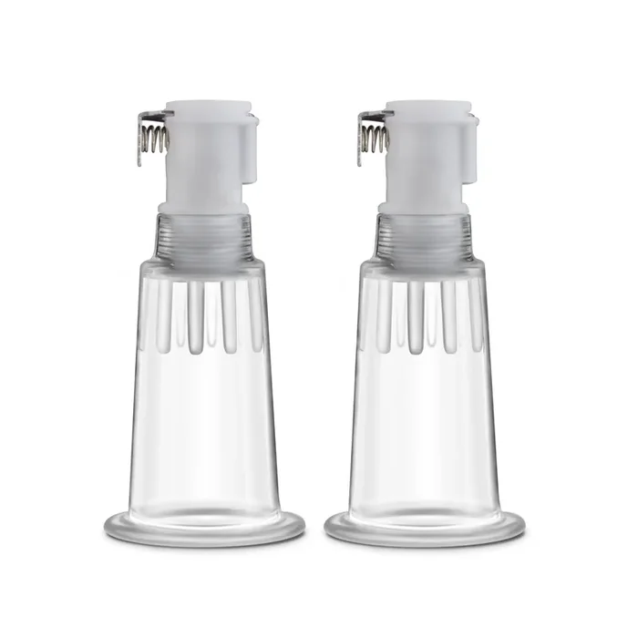 Temptasia – Nippel-Pump-Zylinder – 2er Set (2 cm Durchmesser) – Durchsichtig