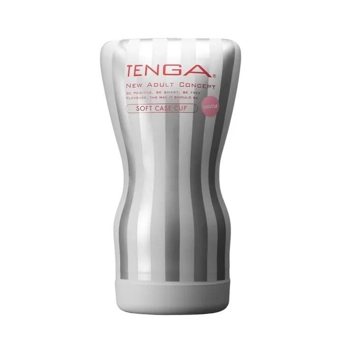 TENGA – Soft Squeeze Tube Cup – Silber/Weiß
