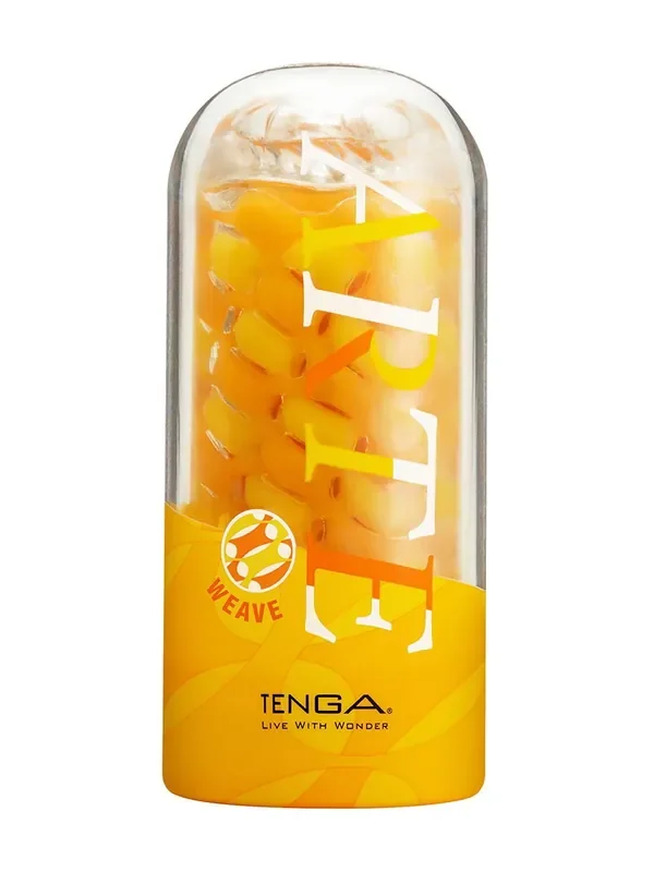 Tenga Arte Weave Masturbator, transparent/gelb