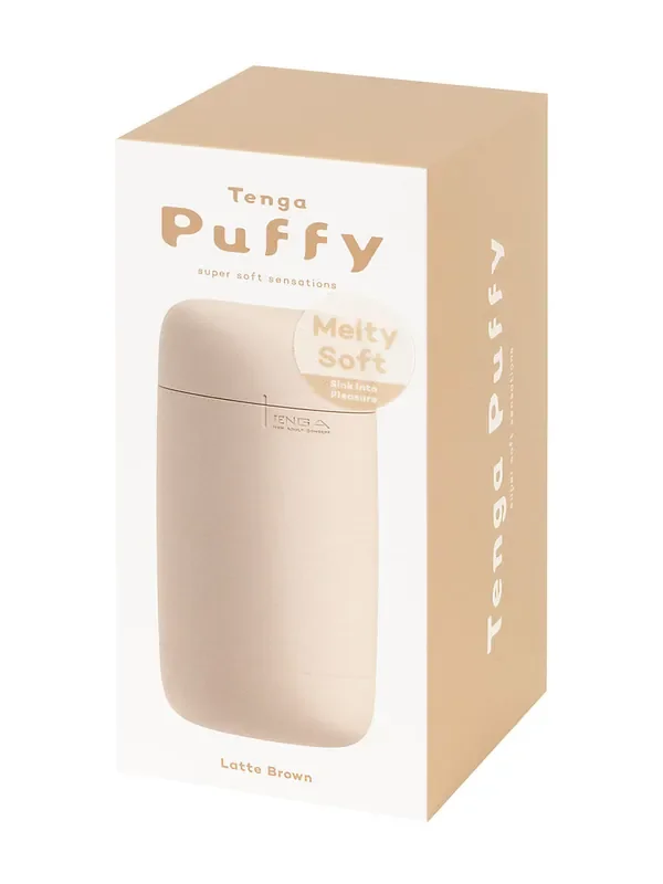 Tenga Puffy Masturbator, latte brown