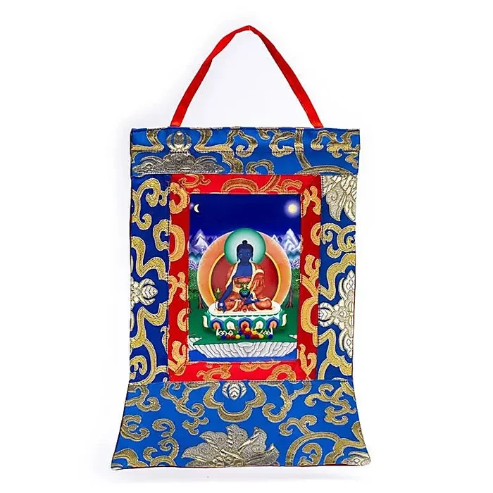 Thangka / Bild – Medizin Buddha – 29 x 20 cm