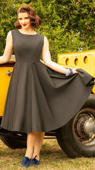 Thomasina Dress Schwarz