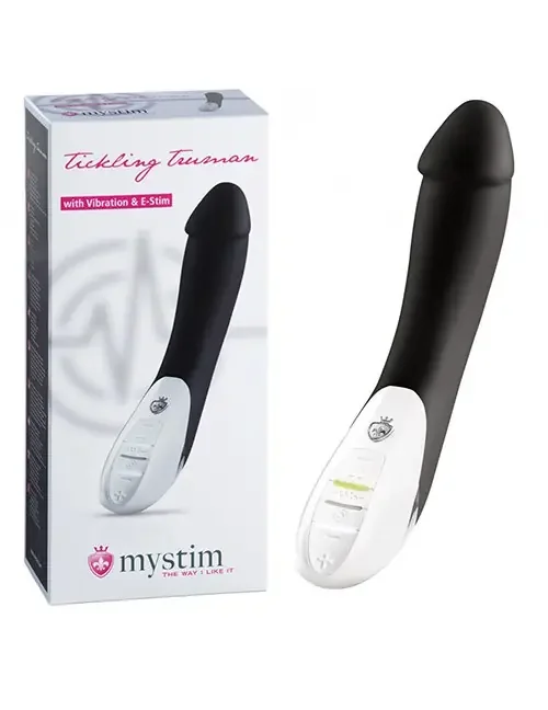 Tickling Truman eStim Vibrator, sexy schwarz