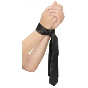 Tie Me Up Black Headband Tie