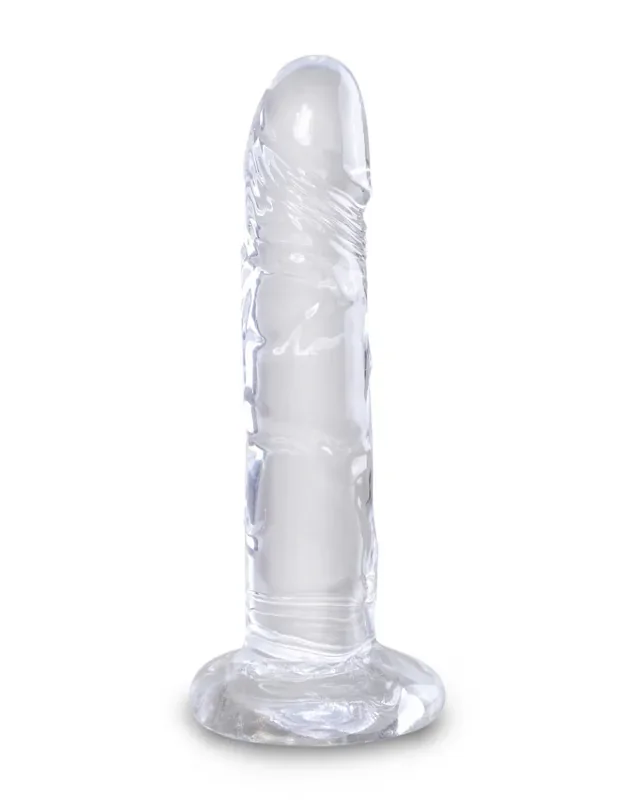 Transparenter Dildo – King Cock 6