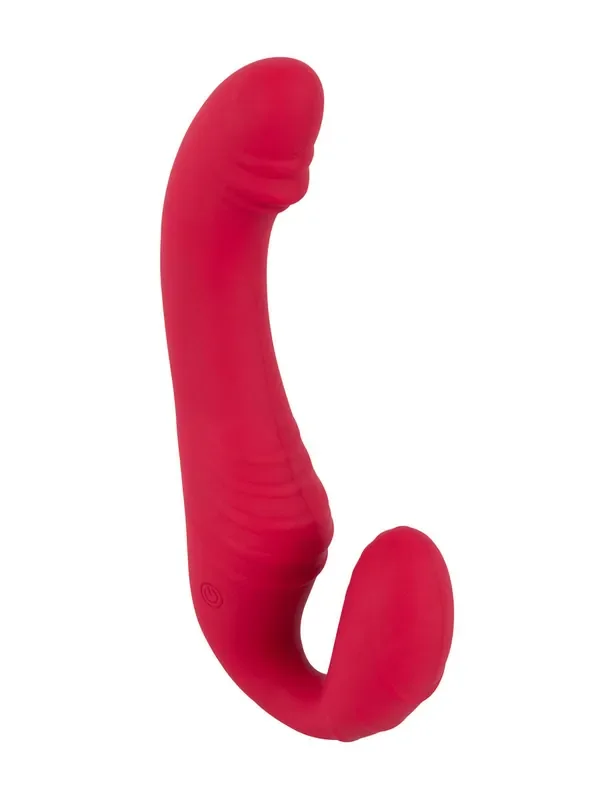Triple Teaser Strapless Strap-On, rot