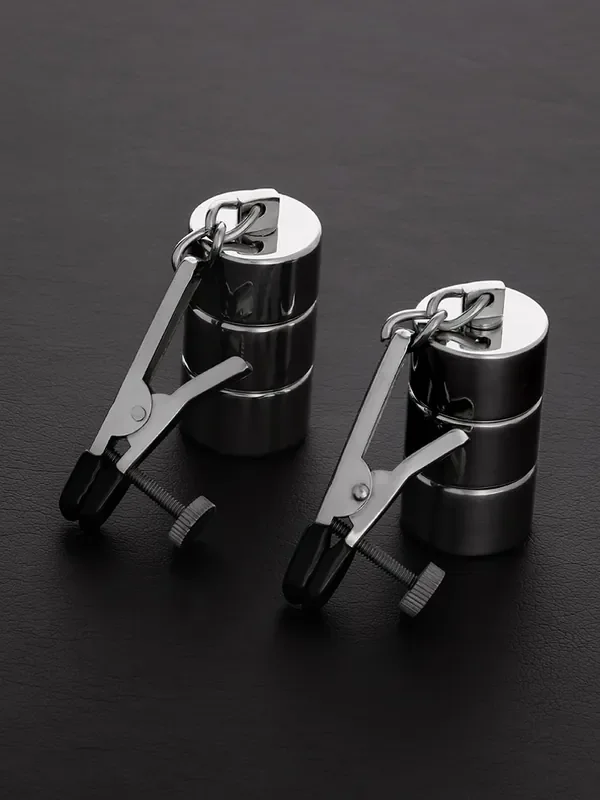 Triune Alligator Adjustable Nipple Clamps Edelstahl-Nippelklemmen mit Gewichten