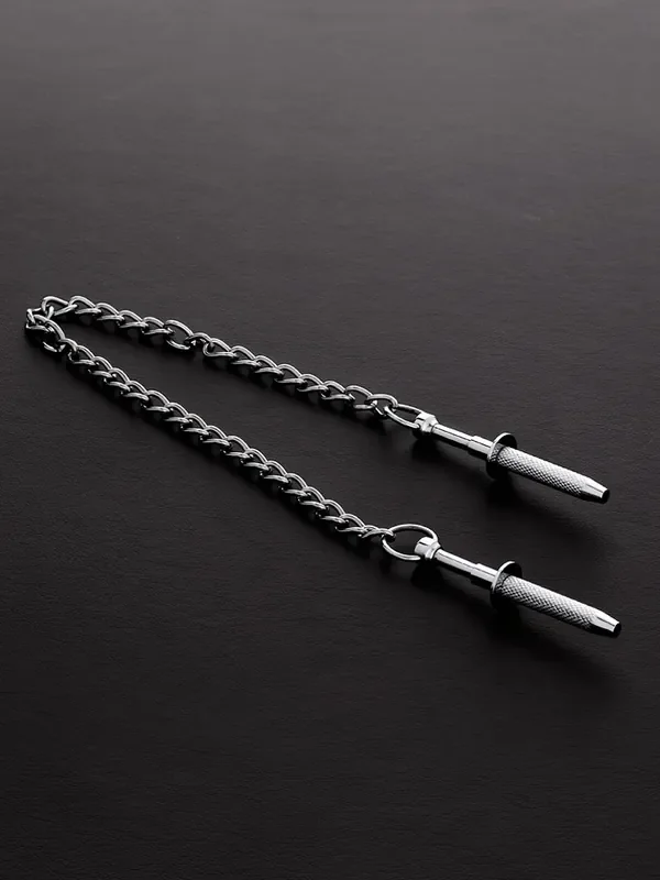 Triune Nipple Grabber Edelstahl-Nippelgreifer mit Kette