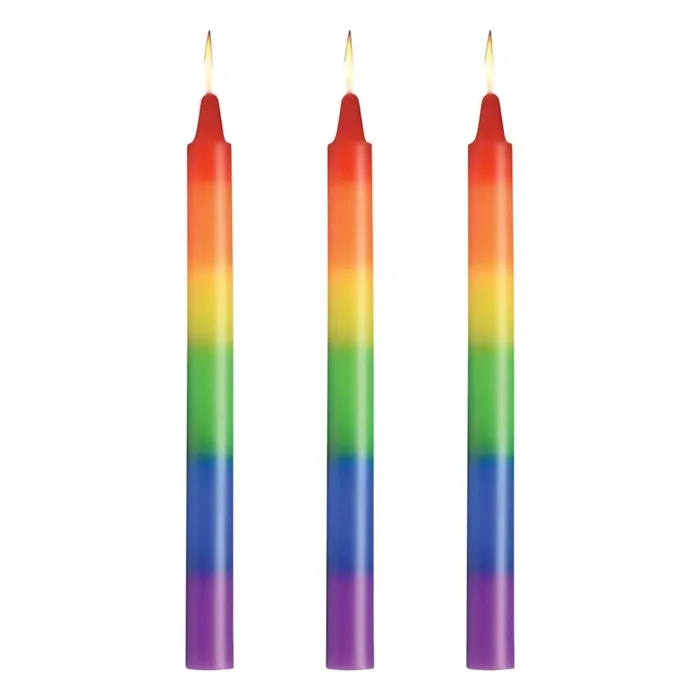 Tropfkerzen Pride-Regenbogen