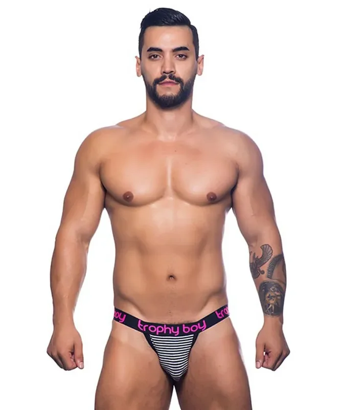 Trophy Boy Jockstrap – schwarz/weiß