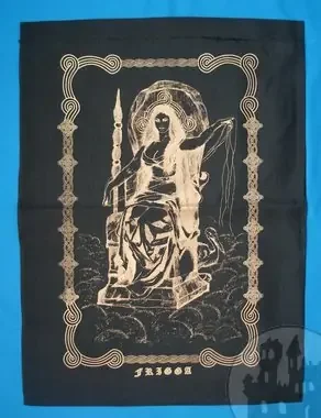 Tuch Frigga mit Fischreiher
