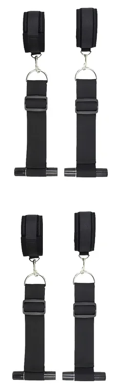 Tür-Fixierset – Schwarz
