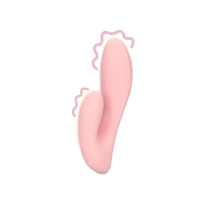 Ultra weicher Silikon G-Punkt Vibrator – Cherry Chiffon