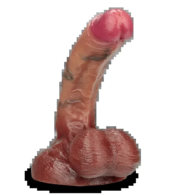 Ultrarealistischer gebogener Dildo aus Silikon Cesar