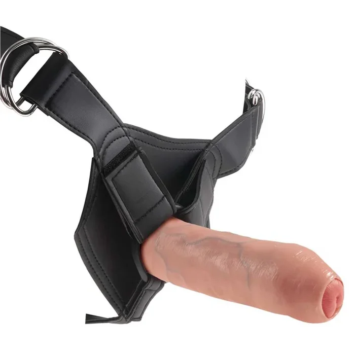 Umschnalldildo „Strap-on Dildo 7“ Uncut“, mit Harness