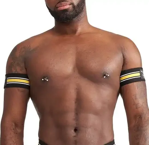 Urban Club Bizeps-Armbinde Gelb x2