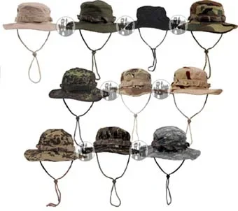 US GI Buschhut ‚GI Boonie‘ mit Kinnband (Grösse: L, Farbe: Tropentarn)