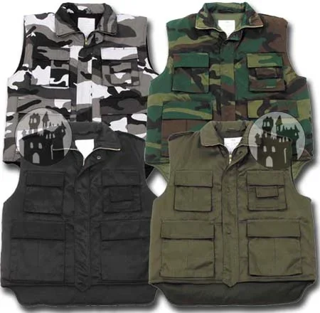 US Steppweste ‚Ranger‘ – gefüttert (Farbe: Schwarz, Grösse: XL)